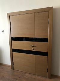 Двери из МДФ и шпона в посольстве Беларуси